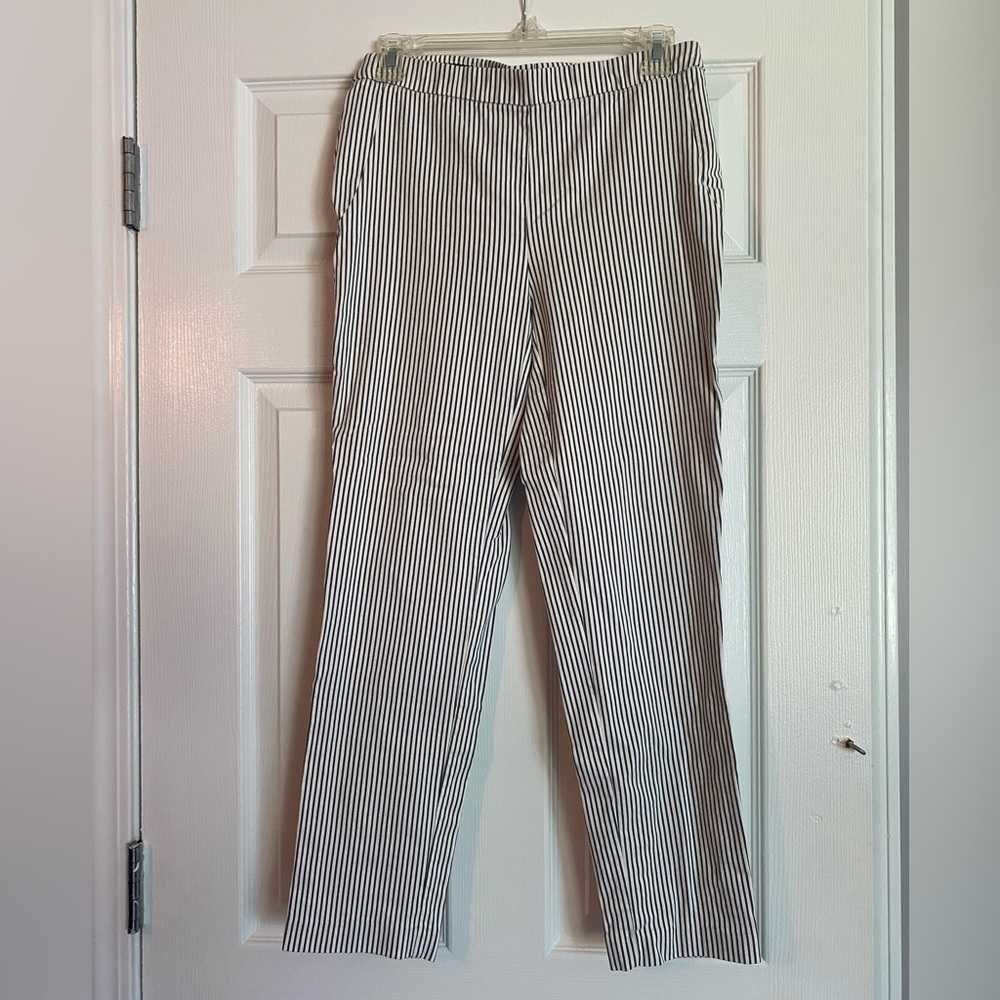 Capri Blue Stripped Pants